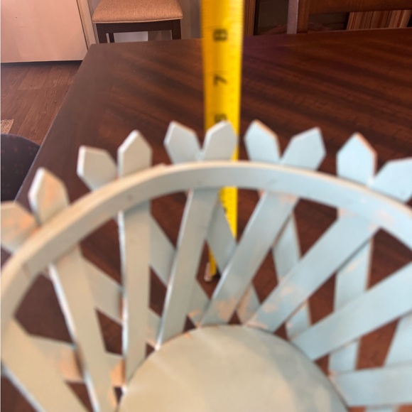 Rustic Cottagecore Wooden Planter Basket handmade grandmacore garden - Picture 5 of 8